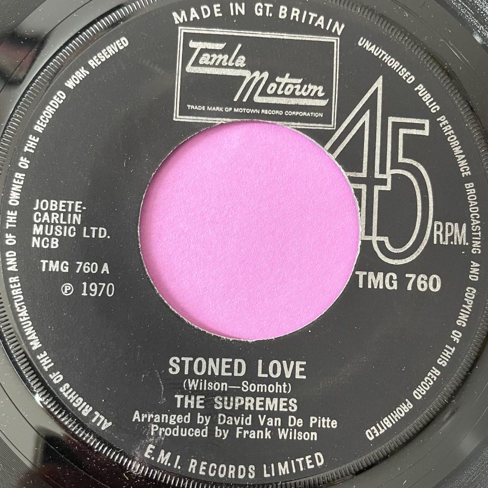 Supremes-Stoned love-TMG 760 noc M-
