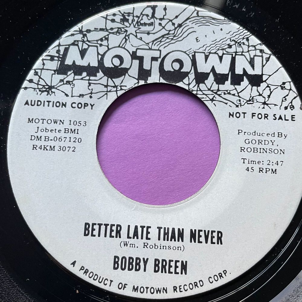 Bobby Breen-Better late than never-Motown WD M-