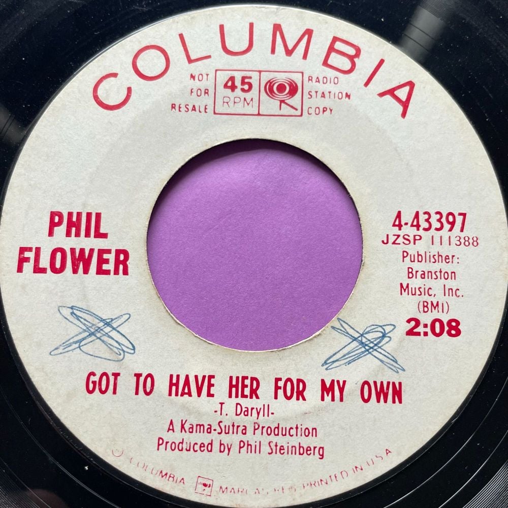 Phil Flower-Got top have her for my own-Columbia WD wol E