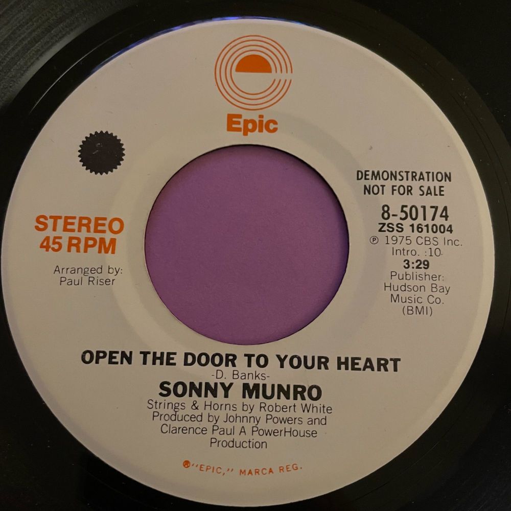 Sonny Munro-Open the door to your heart-Epic Demo E+