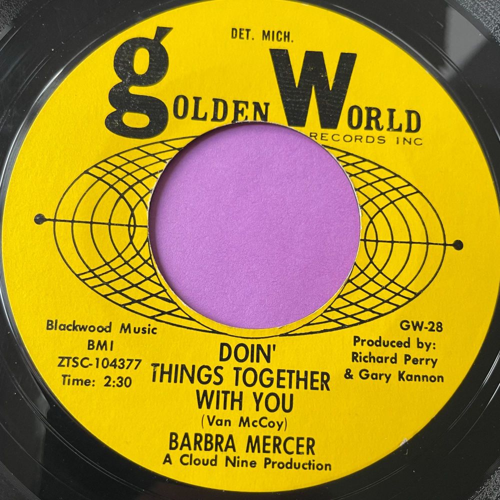Barbara Mercer-Doin' things together-Golden World E+