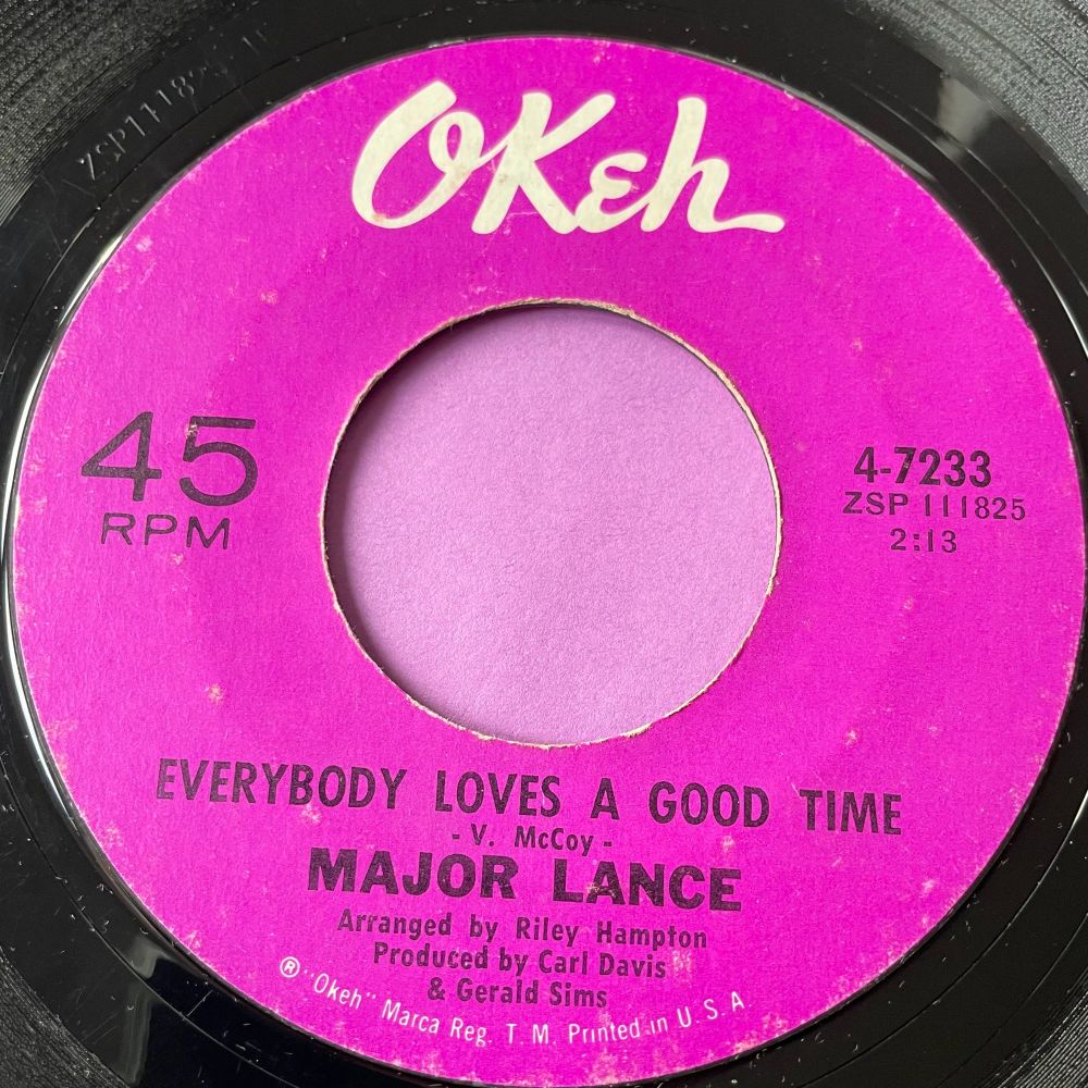 Major Lance-Everybody loves a good time-Okeh E