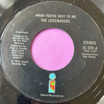 Lovemakers-When you're next to me-Island M-