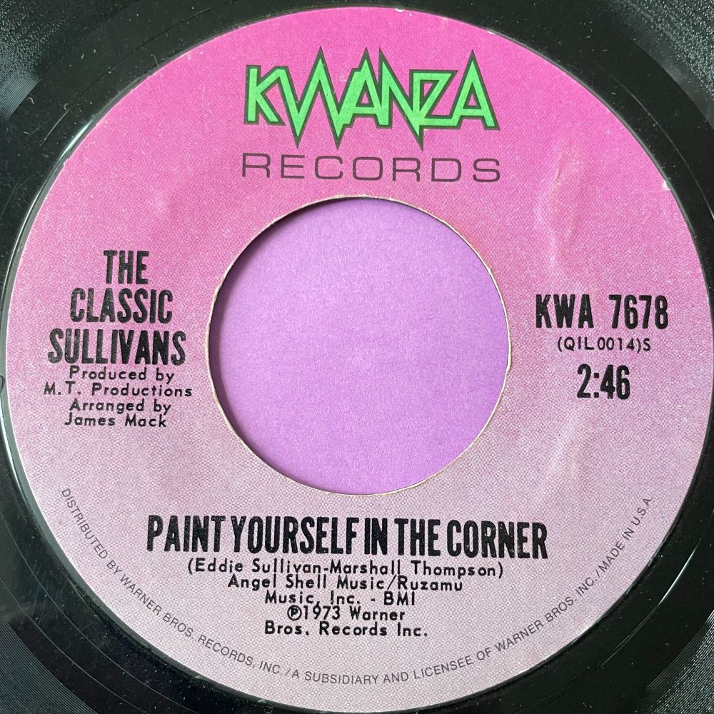 Classic Sullivans-Paint yourself in the corner-Kwanza E+