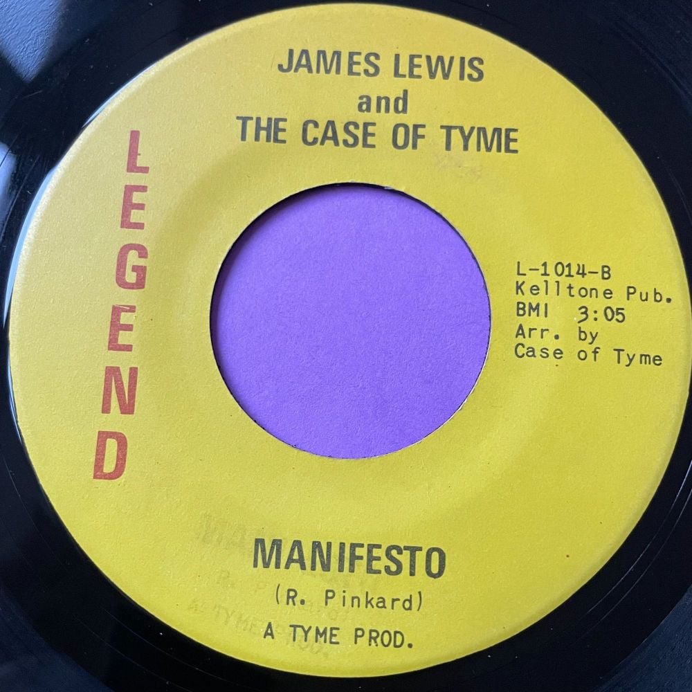 James Lewis and the Case of Time-Manifesto-Legend E+