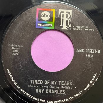 Ray Charles-Tired of my tears-ABC E+