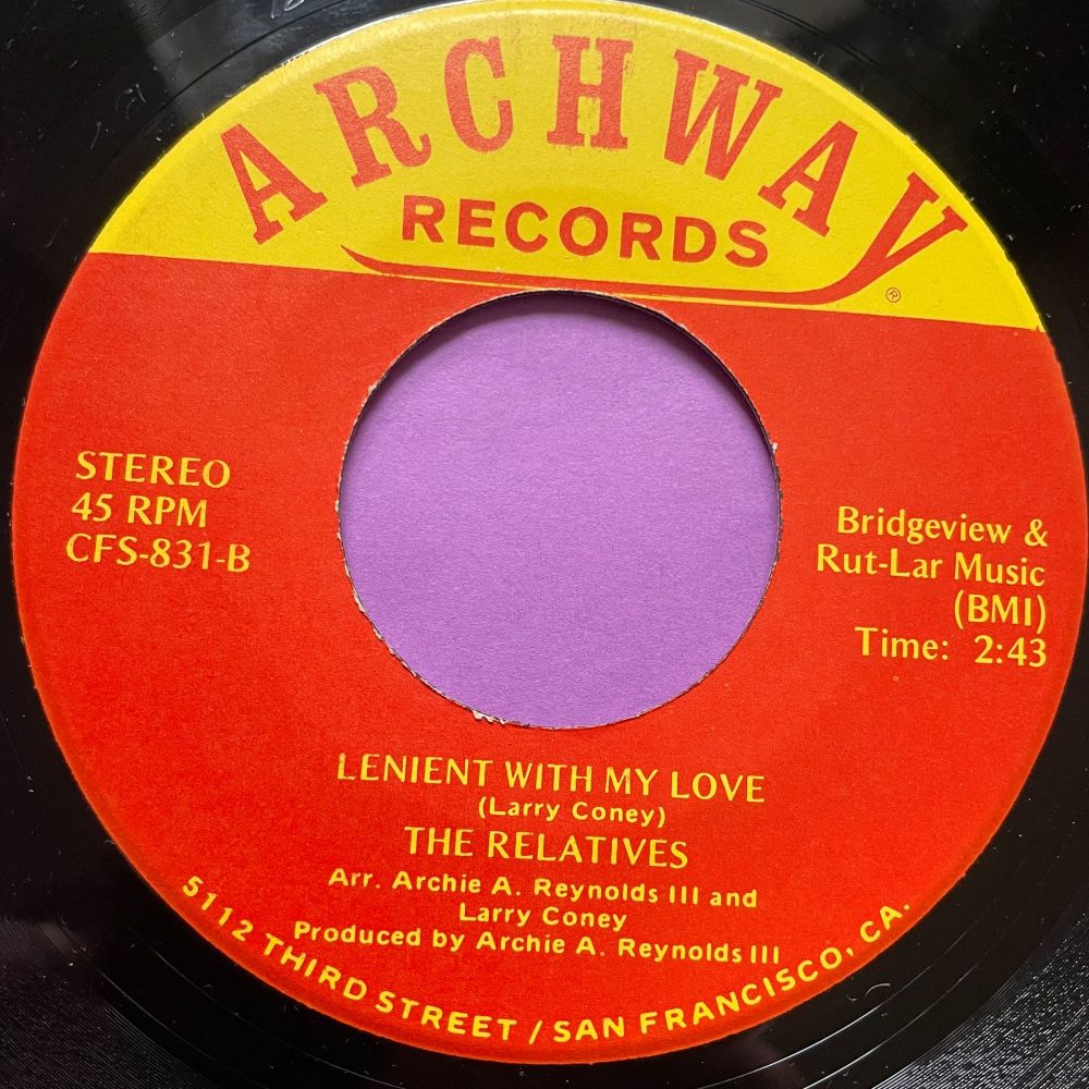Relatives-Lenient with my love/ More time-Archway E