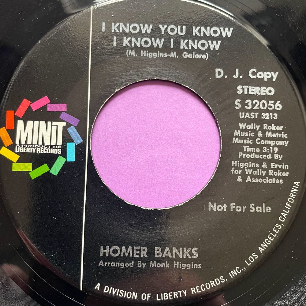 Homer Banks-I know you know I know I know-Minit E+