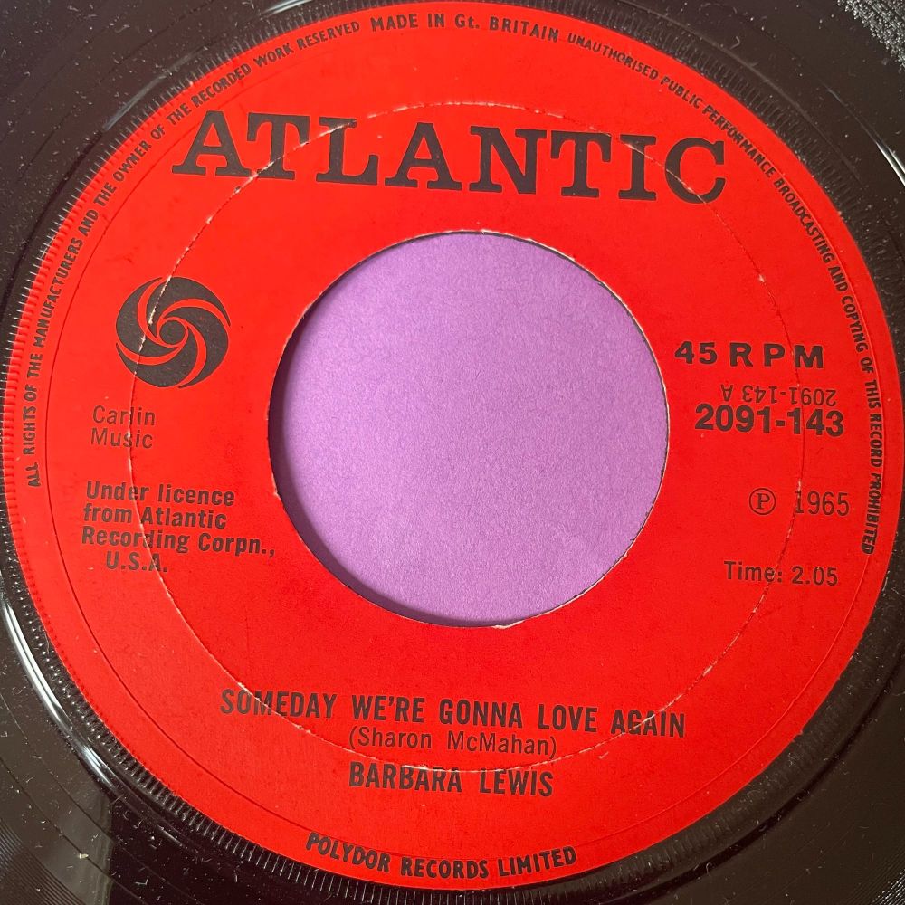 Barbara Lewis-Someday we're gonna love again-UK Atlantic M-