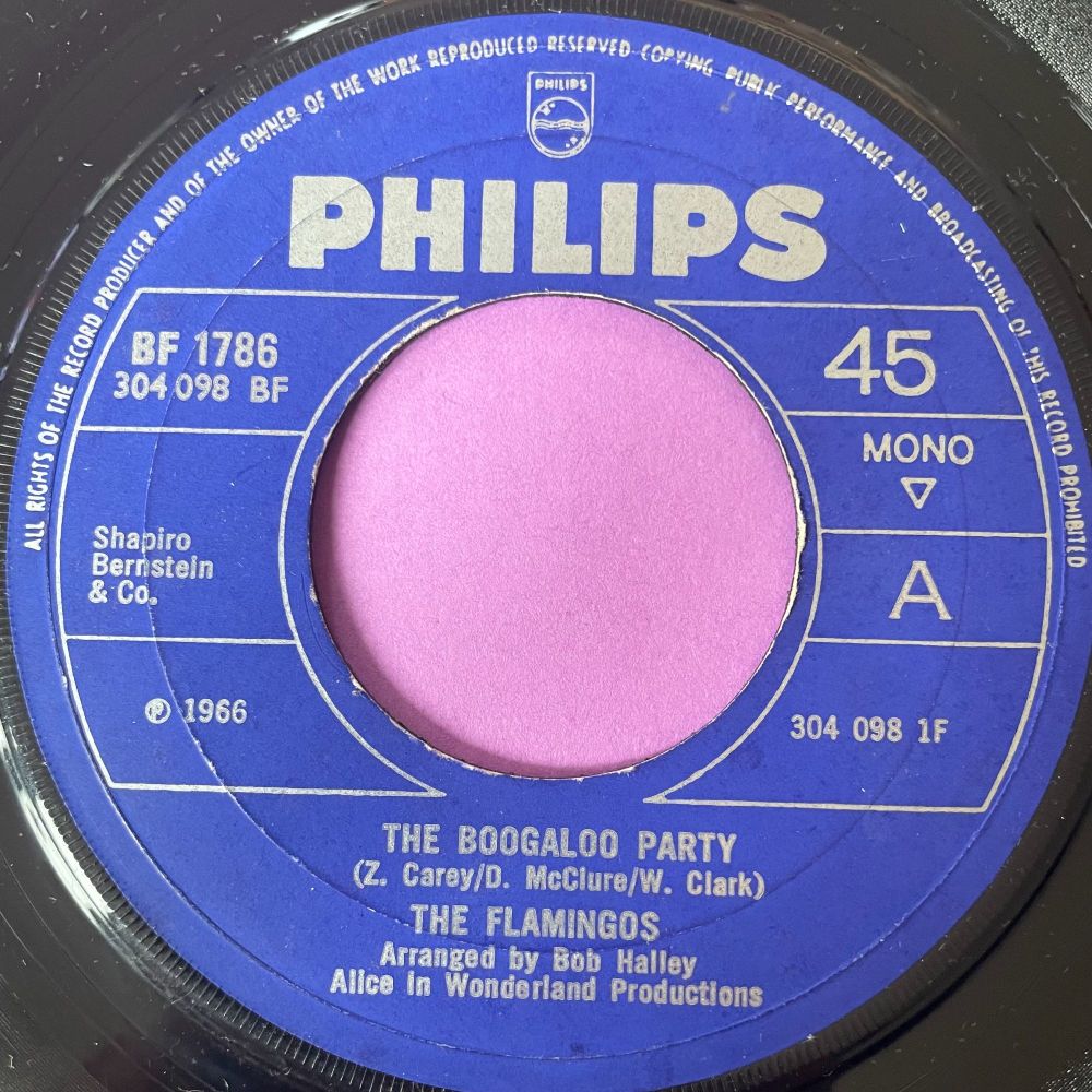 Flamingos-The boogaloo party- UK Philips vg+