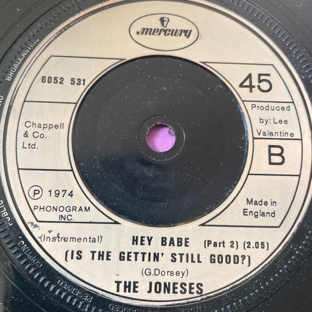 Joneses-Hey Babe-UK Mercury E+