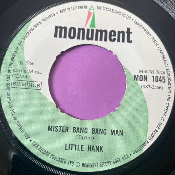 Little Hank-Mister bang bang man-UK Monument noc M-