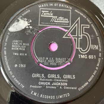 Chuck Jackson-Girls, girls, girls-TMG 657 LT E
