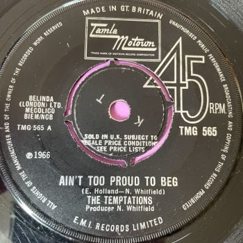 Temptations-Ain't too proud to beg-TMG 565 vg+