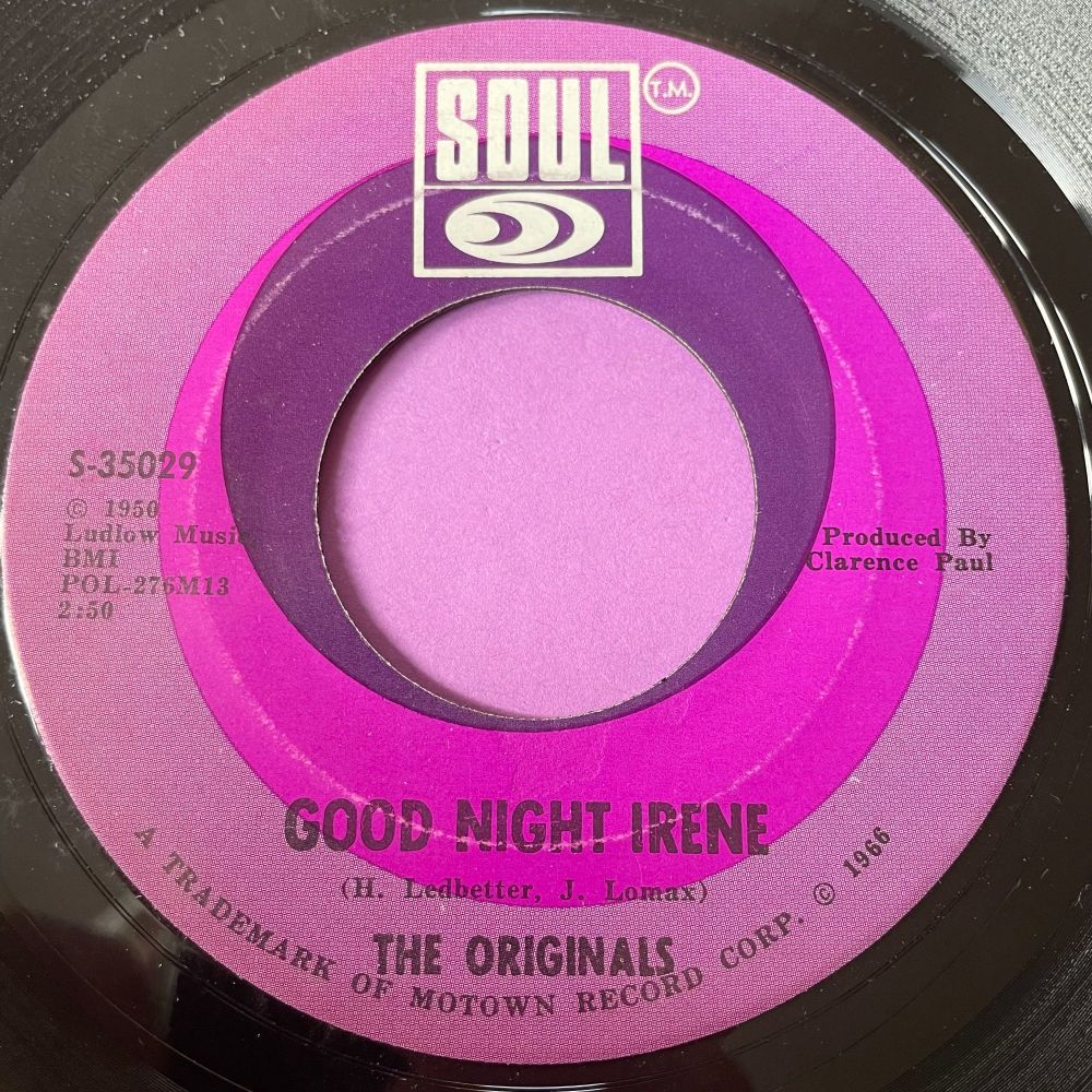 Originals-Good night Irene-Soul E+