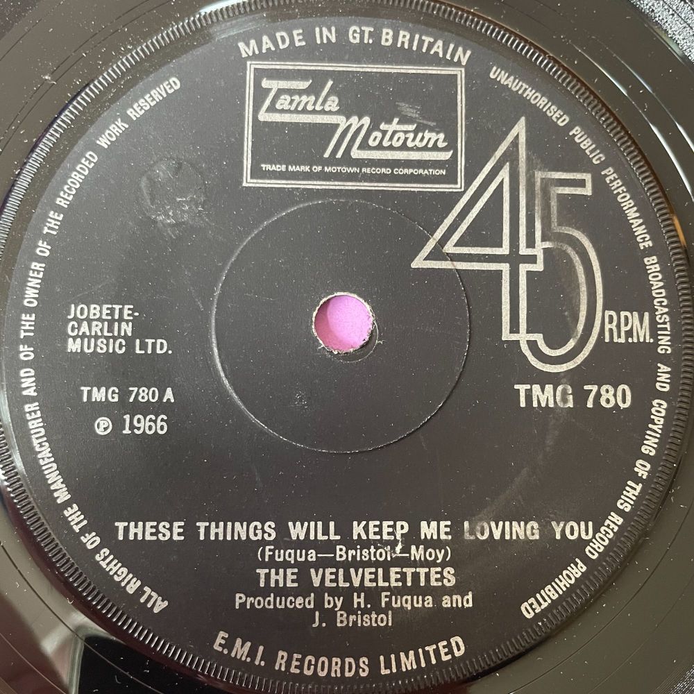 Velvelettes-These things will keep me loving you-TMG 780 E+