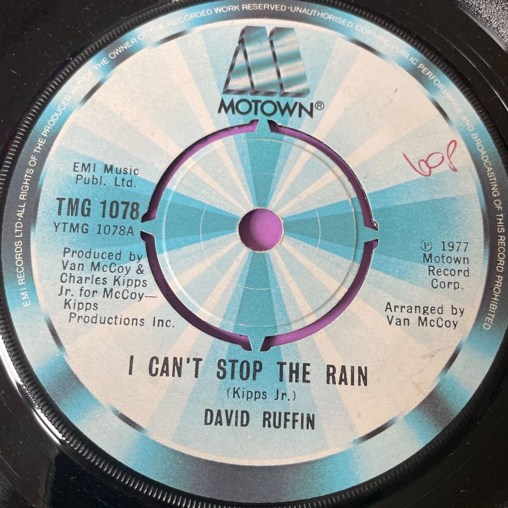 David Ruffin-I can't stop the rain-UK TMG 1078 wol E