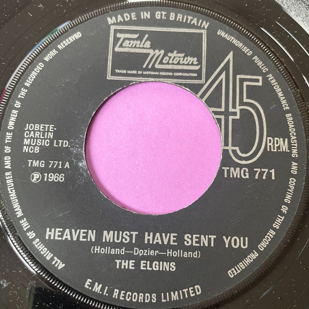 Elgins-Heaven must have sent you/ Stay in my lonely arms-TMG 771 M-