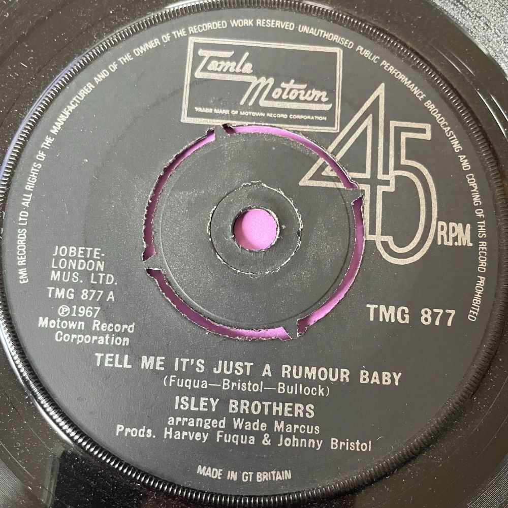 Isley Brothers-Tell me it's just a rumour baby-TMG 877 M-