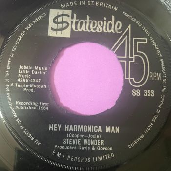 Stevie Wonder-Hey harmonica man-UK Stateside noc vg 