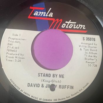 David & Jimmy Ruffin-Stand by me-Canadian Tamla Motown E