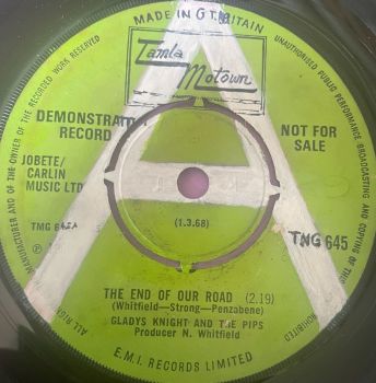 Gladys Knight-The end of our road-UK TMG 645 Label repaired E