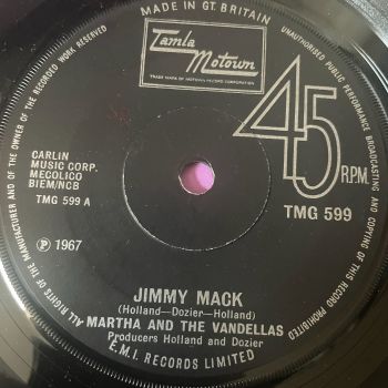 Martha Reeves-Jimmy Mack/ Third finger left hand-TMG 599 E+