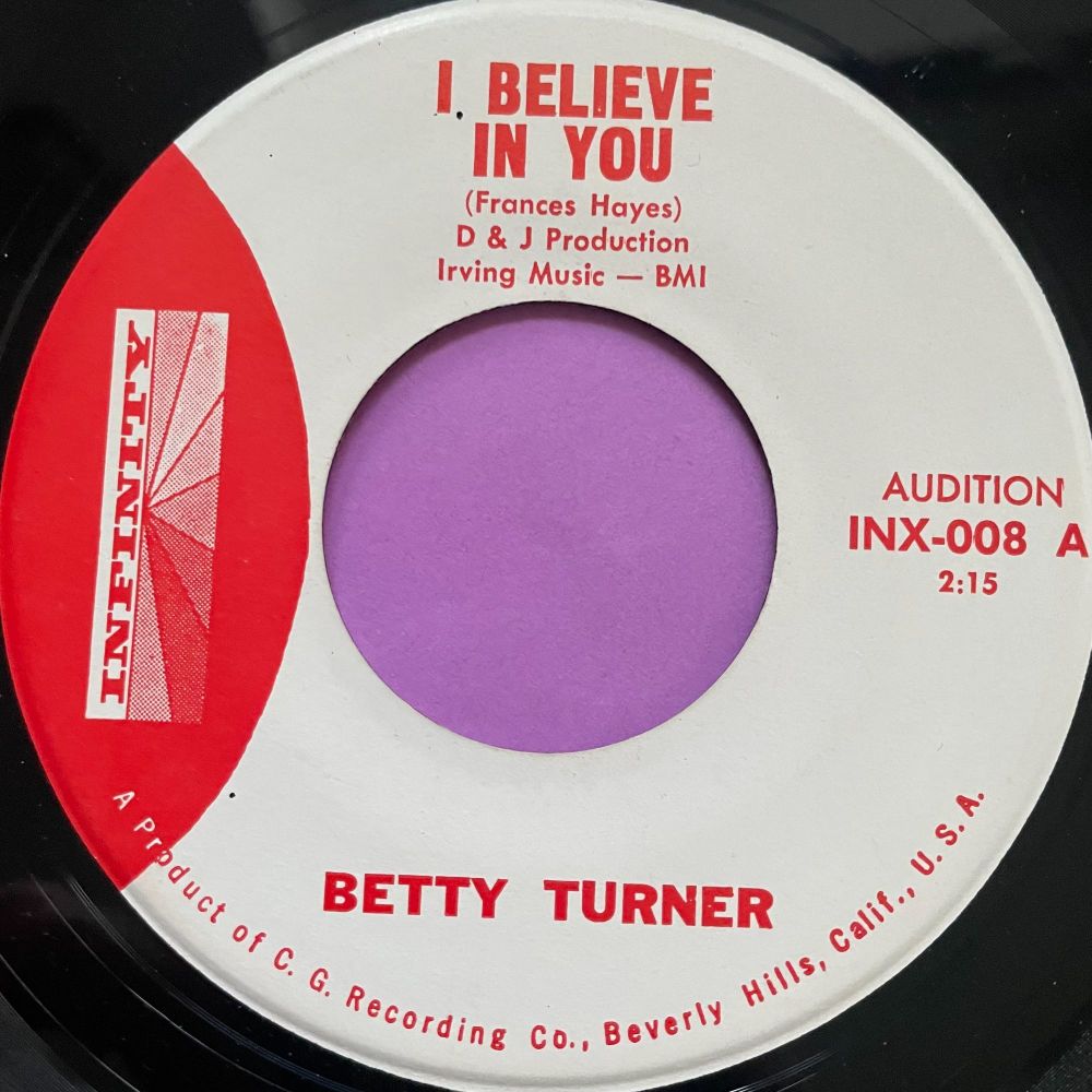 Betty Turner-I believe in you-Infinity  WD E+