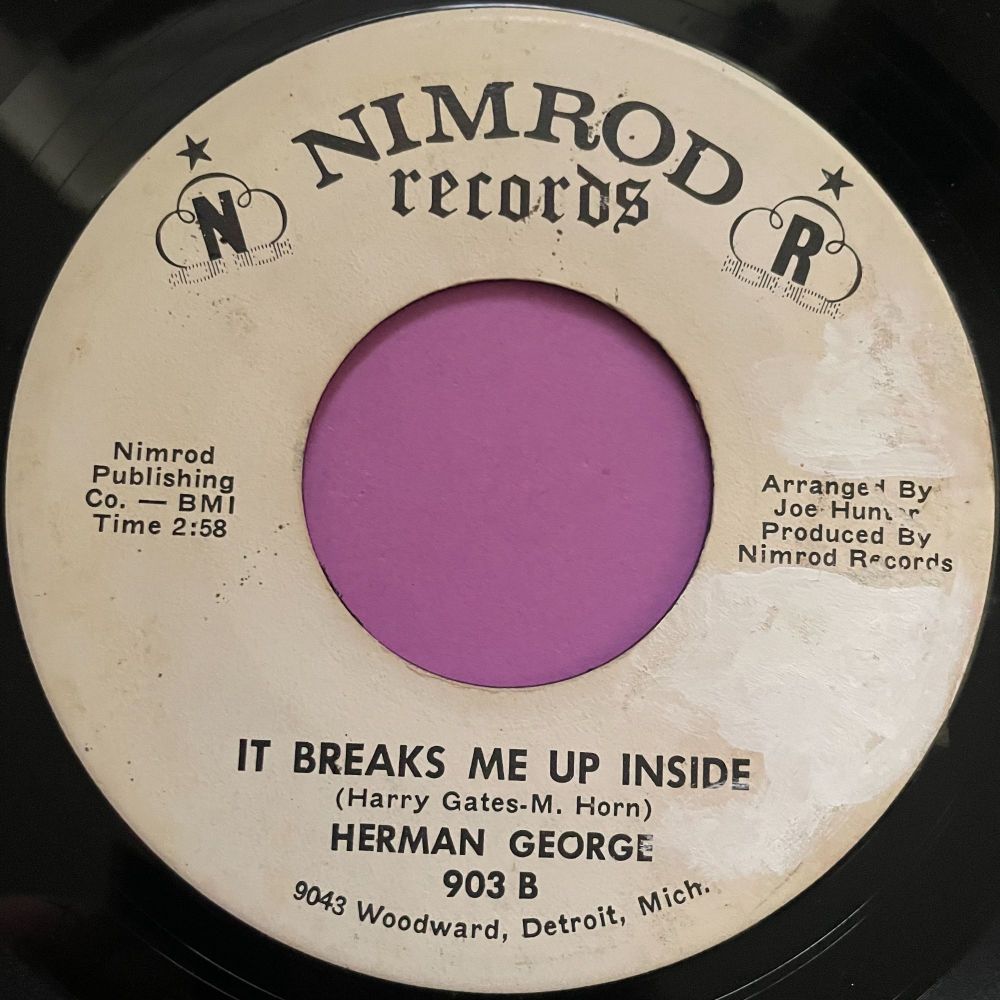 Herman George-It breaks me up inside-/ Billy-Nimrod WD LT E+