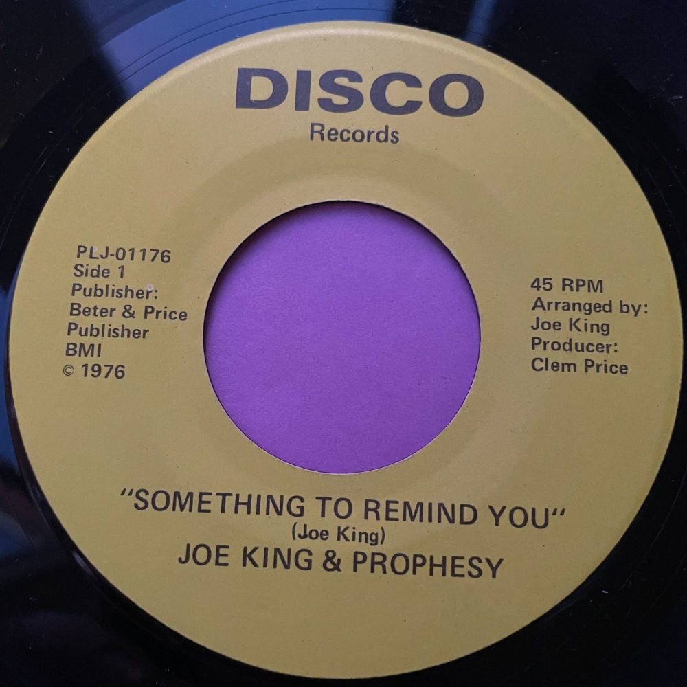 Joe King & Prophesy-Something to remind you-Disco E+