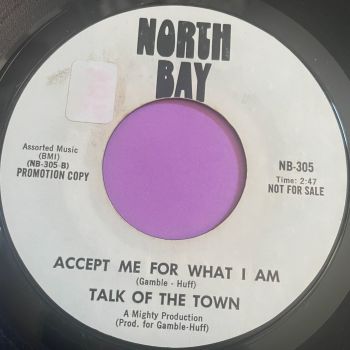 Talk of the Town-Accept me for what I am-North Bay WD stkr E+
