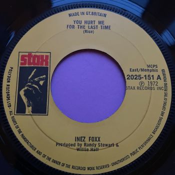 Inez Fox-You hurt me for the last time-UK Stax noc E+