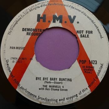 Marvels-Bye bye baby bunting-UK HMV Demo noc vg+
