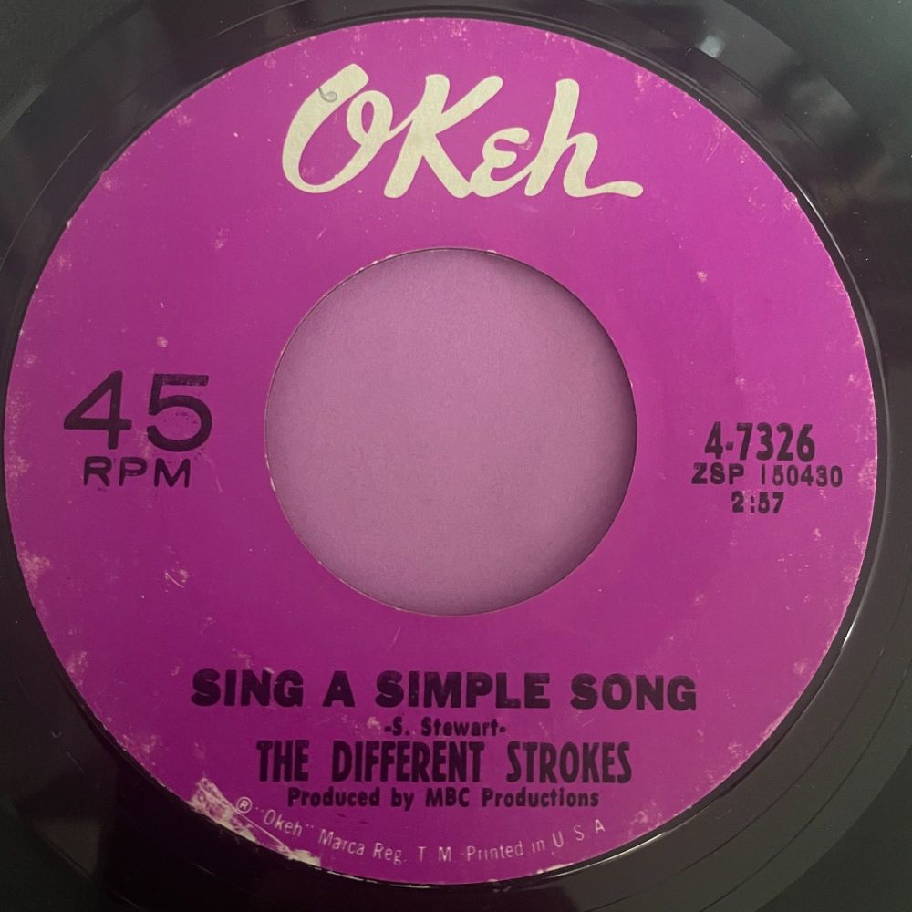 Different Strokes-Sing a simple song-Okeh E+