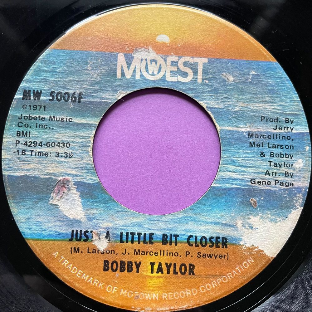 Bobby Taylor-Just a little bit closer-Mowest E