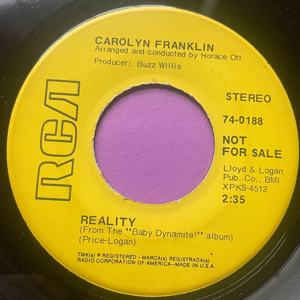 Carolyn Franklin-Reality-RCA Demo E+