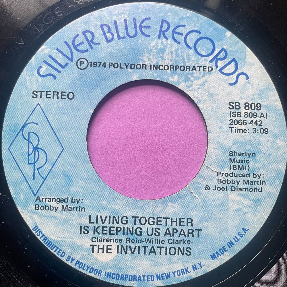 Invitations-Living together/ I didn't know-Silver Blue E+