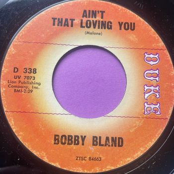 Bobby Bland-Ain't that loving you-Duke E+