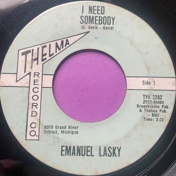 Emanuel Lasky-I need somebody-Thelma vg+