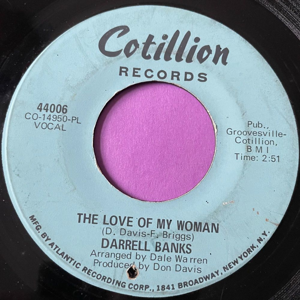 Darrell Banks-The love of my woman-Cotillion vg+