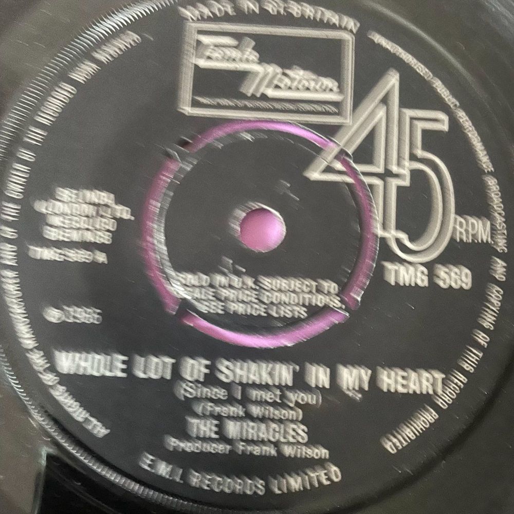 Miracles-Whole lot of shakin' in my heart-TMG 569 E+