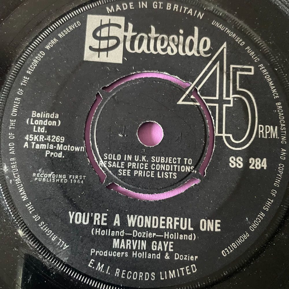 Marvin Gaye-You're a wonderful one-UK Stateside  E