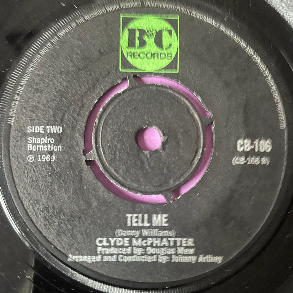 Clyde McPhatter-Tell me/ Denver-UK B&C E+