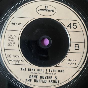 Gene Dozier-The best girl I ever had-UK Mercury E+