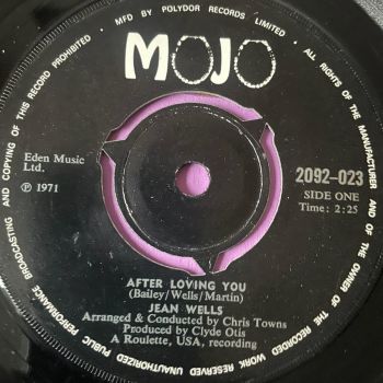 Jean Wells-After loving you-UK Mojo E+