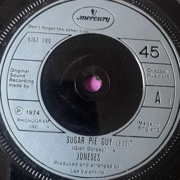 Joneses-Sugar pie guy-UK Mercury E+