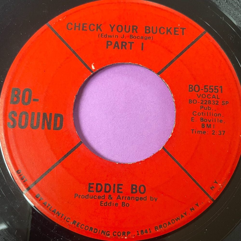 Eddie Bo-Check your bucket-Bo-Sound E