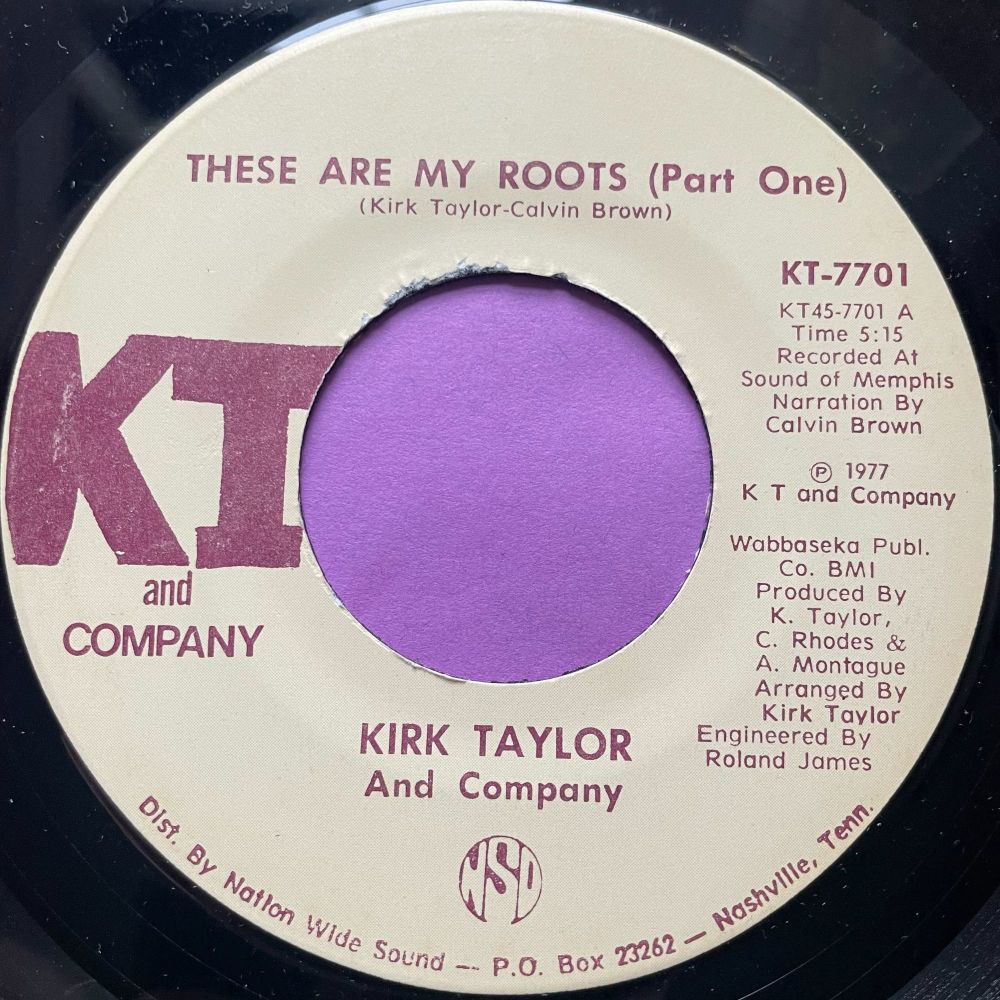 Kirk Taylor-These are my roots-KT E+