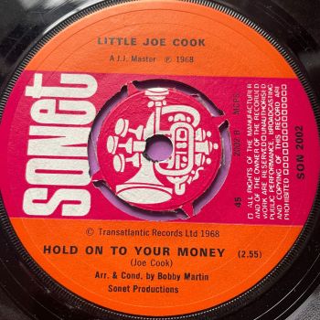 Little Joe Cook-Hold on to your money-UK Sonet vg+