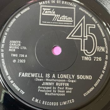 Jimmy Ruffin-Farewell is a lonely sound-TMG 726 E+